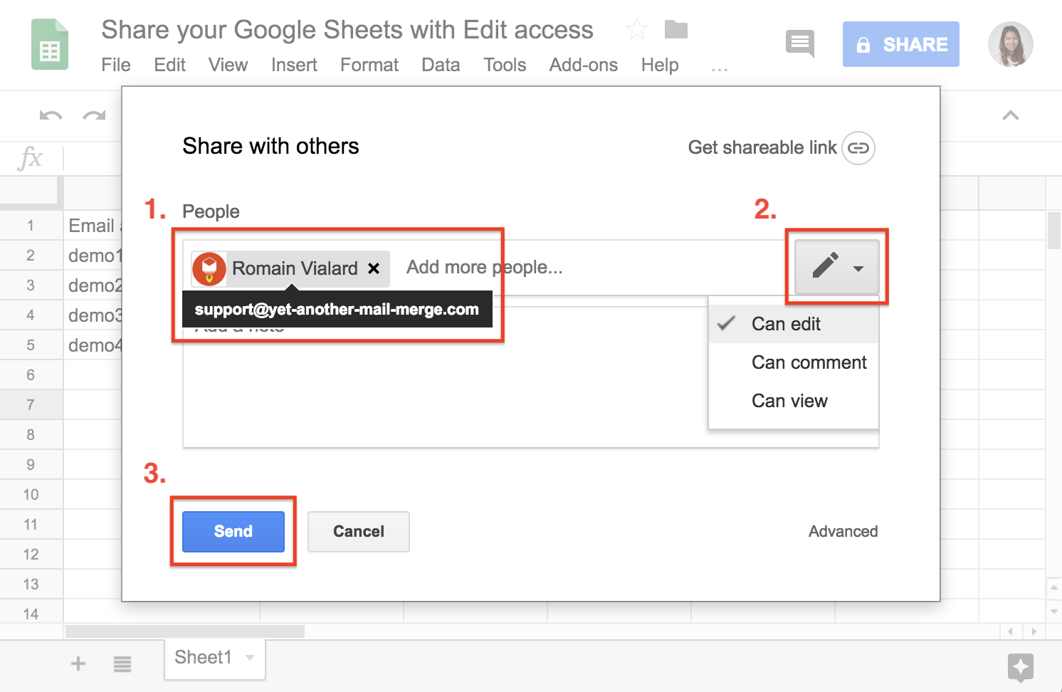 DATA ACCESS Why share your Google Sheets with Edit ...