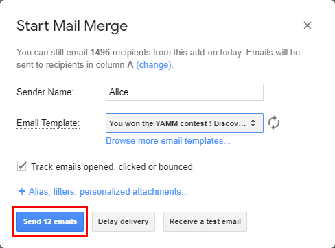 Create A Simple Draft Email Template In Gmail For Your Mail Merge Documentation Yet Another Mail Merge Support