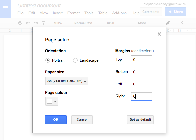 Create Your Template In Google Docs And Import It In Gmail